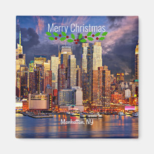 メリークリスマス,マンハッタン, NY マグネット