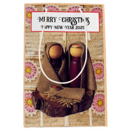 メリークリスマス！ ミディアムペーパーバッグ