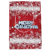 メリークリスマス ミディアムペーパーバッグ (正面)