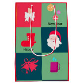 メリークリスマス ミディアムペーパーバッグ (裏面)