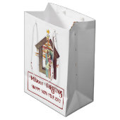 メリークリスマス！ ミディアムペーパーバッグ (正面アングル)