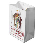 メリークリスマス！ ミディアムペーパーバッグ (裏面アングル)