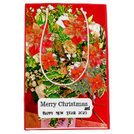 メリークリスマス！ ミディアムペーパーバッグ