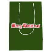 メリークリスマス ミディアムペーパーバッグ (裏面)