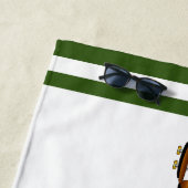 メリークリスマス/ミュージカル楽器 ビーチタオル (インサイチュ)