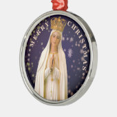 メリークリスマス|メアリーヴァージン|セラミックオーナメント メタルオーナメント (左)