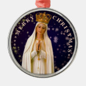 メリークリスマス|メアリーヴァージン|セラミックオーナメント メタルオーナメント (正面)