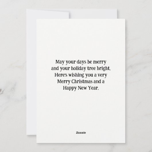 メリークリスマス メインクーン 猫の休日 シーズンカード (裏面)