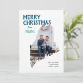 メリークリスマス（メイン州） シーズンカード (スタンド正面)
