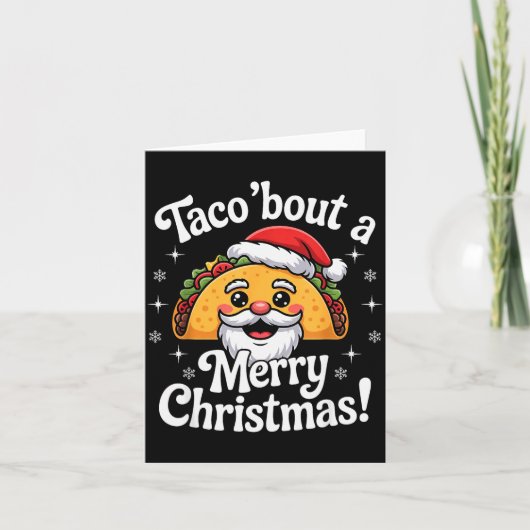 メリークリスマス メキシコ サン Tacos カード (正面)