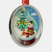 メリークリスマス メタルオーナメント (右)