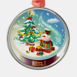 メリークリスマス メタルオーナメント