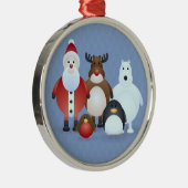 メリークリスマス メタルオーナメント (右)