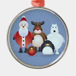 メリークリスマス メタルオーナメント