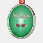 メリークリスマス メタルオーナメント (左)