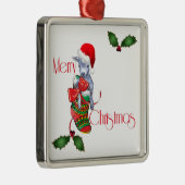 メリークリスマス メタルオーナメント (右)