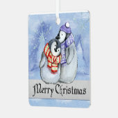 メリークリスマス メタルオーナメント (正面左)
