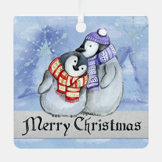 メリークリスマス メタルオーナメント (正面)