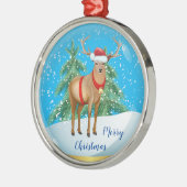 メリークリスマス メタルオーナメント (左)