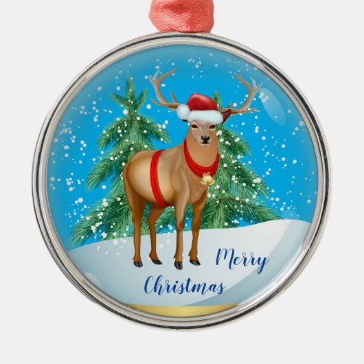メリークリスマス メタルオーナメント (正面)
