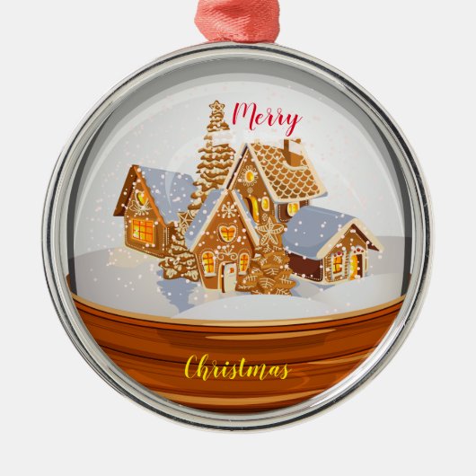 メリークリスマス メタルオーナメント (正面)