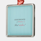 メリークリスマス メタルオーナメント (左)