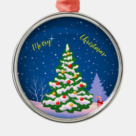 メリークリスマス メタルオーナメント
