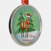メリークリスマス メタルオーナメント (右)
