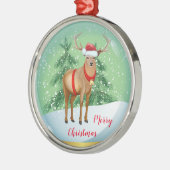 メリークリスマス メタルオーナメント (左)