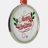 メリークリスマス メタルオーナメント (右)