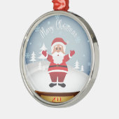 メリークリスマス メタルオーナメント (左)
