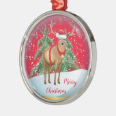 メリークリスマス メタルオーナメント (左)