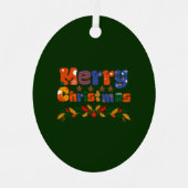 メリークリスマス メタルオーナメント (正面)