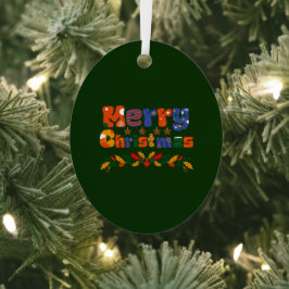 メリークリスマス メタルオーナメント