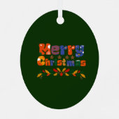 メリークリスマス メタルオーナメント (裏面)