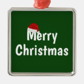 メリークリスマス メタルオーナメント (正面)