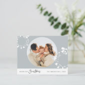 メリークリスマス、メリークリスマス家族の写真 ポストカード (スタンド正面)