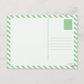 メリークリスマス(モダンな正方形) シーズンポストカード (裏面)