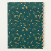 メリークリスマス |,モダン白4枚のフォトコラージュ プランナー手帳 (裏面)