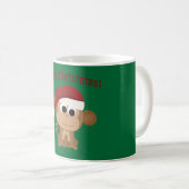 メリークリスマス！モンキー コーヒーマグカップ (正面右)