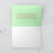 メリークリスマス（ヤドリギの実） シーズンカード (内部)