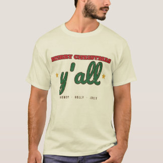 メリークリスマス・ヤル ウエスタン・サザンクリスマス Tシャツ