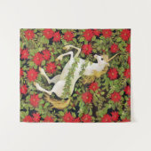 メリークリスマス・ユニコーン タペストリー (正面(横))