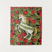 メリークリスマス・ユニコーン タペストリー (正面)