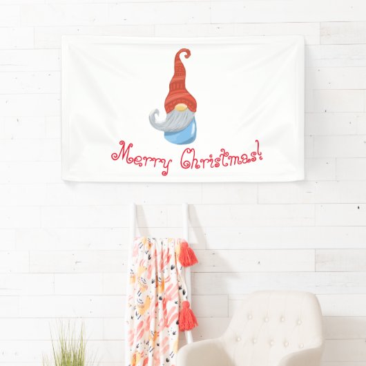 メリークリスマス ユーモアのノームバナー - お祭り的 横断幕 (インサイチュ)
