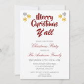 メリークリスマス・ヨール・カントリー 招待状 (正面)