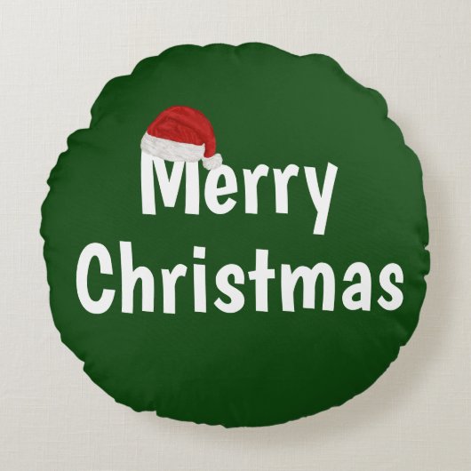 メリークリスマス ラウンドクッション (正面)