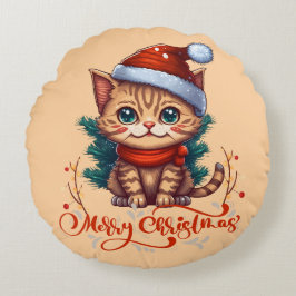メリークリスマス ラウンドクッション