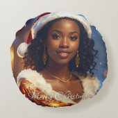 メリークリスマス ラウンドクッション (裏面)