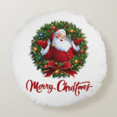 メリークリスマス ラウンドクッション (裏面)